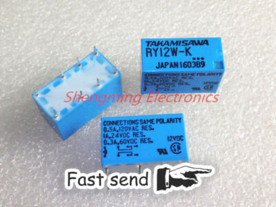 10PCS NA12W-K Relay TAKAMISAWA 12V 8pins FUJITSU Relay Original New