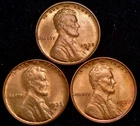 1935S 1936S 1937S Lincoln Wheat Penny Cent BU ~Red Brilliant Uncirculated GEMS~