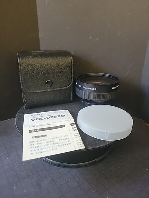 Sony VCL-0752B Wide Conversion Lens X0.7X with 52mm thread AUX