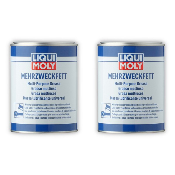 2X Schmierfett Liqui Moly 3553 Mehrzweckfett WäLzlagerfett Gleitlagerfett Fett-image
