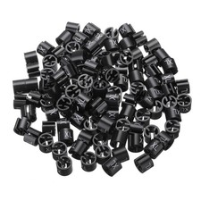 150 x Clothes Hanger Marker XL Size Tag Fit 3mm Rod Black