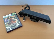 Microsoft Xbox 360 Kinect Camera Motion Sensor Bar with Kinectimals Game Tested
