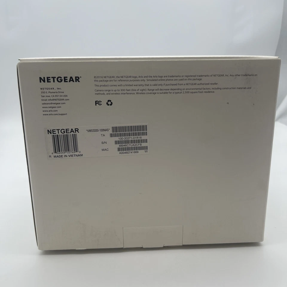 NETGEAR Arlo VMC3030 Add-on HD Security Cameras Only - Lot Of 3 - Image 3 of 4