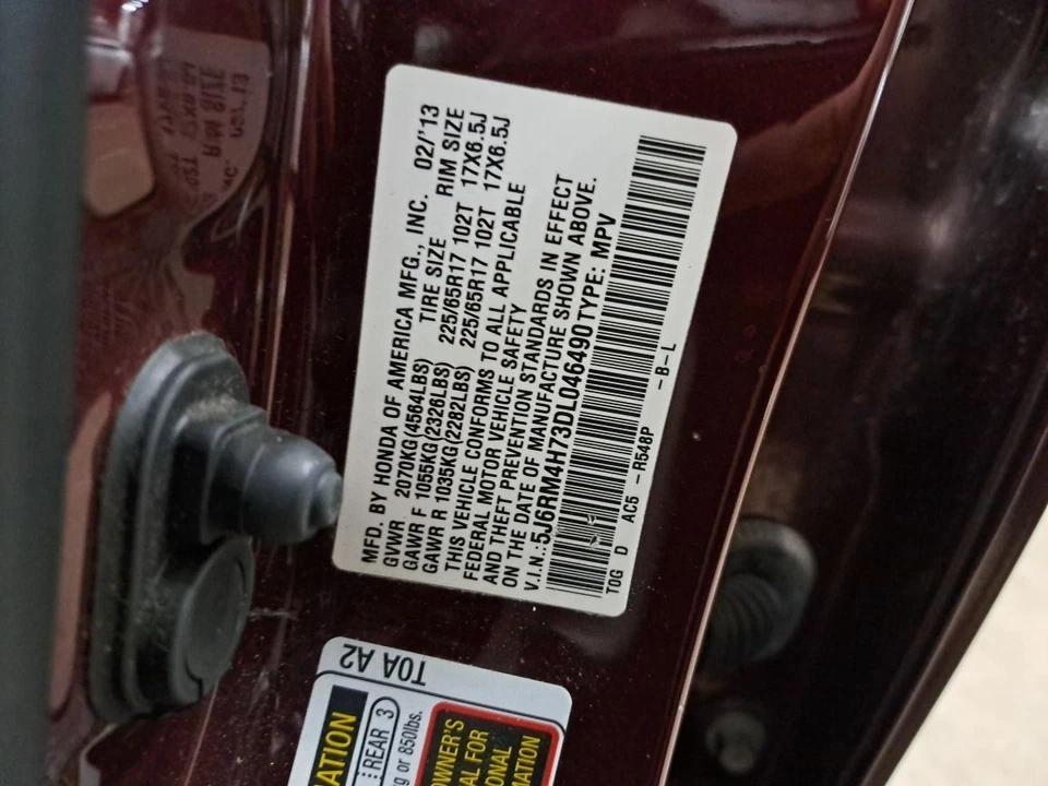 Engranaje de dirección asistida/rack y piñón 2013 Crv/Cr-v Sku#4300270 Foto 2 de 4