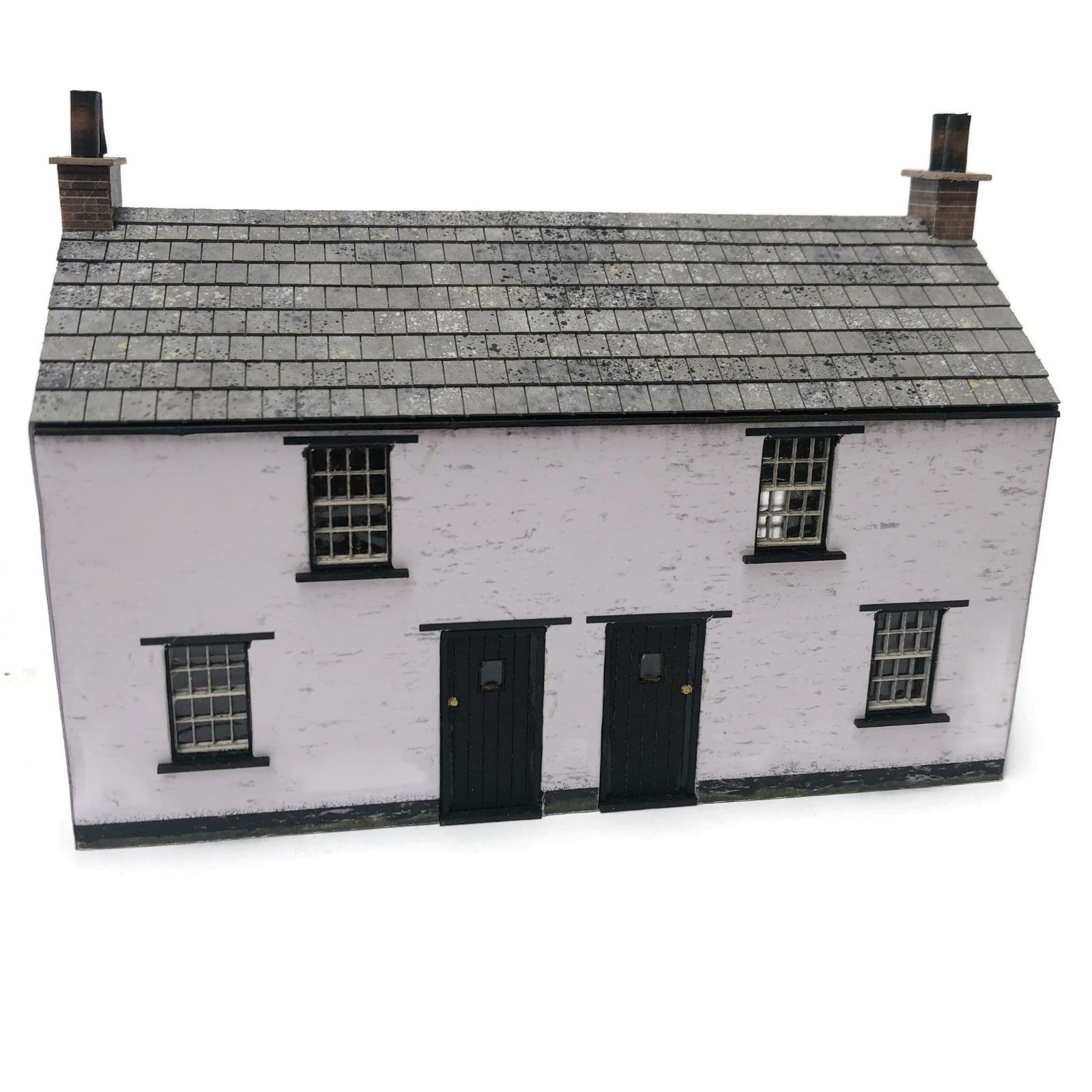 Workers Cottages Laser Cut Kit for OO Gauge Model Railway KX074 (SMS)