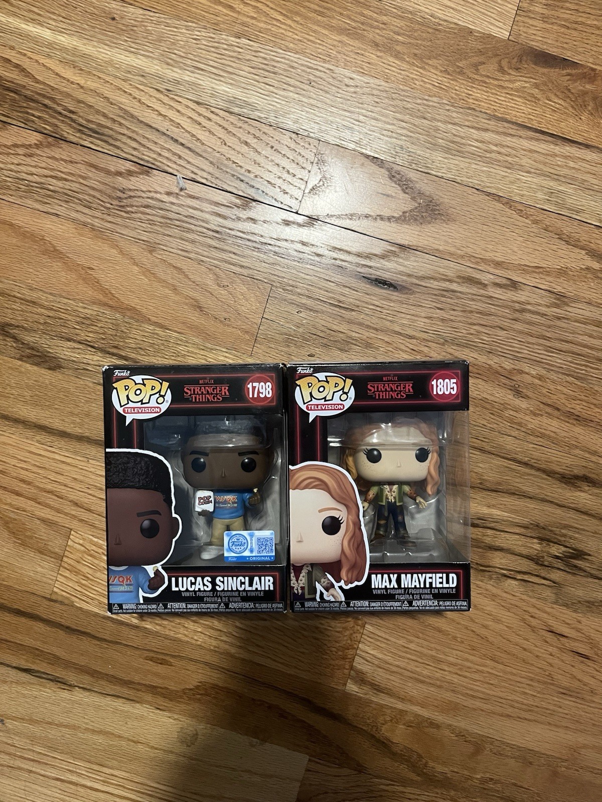 Funko Pop! Vinyl: Stranger Things Max #1805 & Lucas #1798 IN HAND