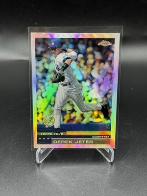 Derek Jeter 2000 Topps Chrome Refractor #15 New York Yankees Read