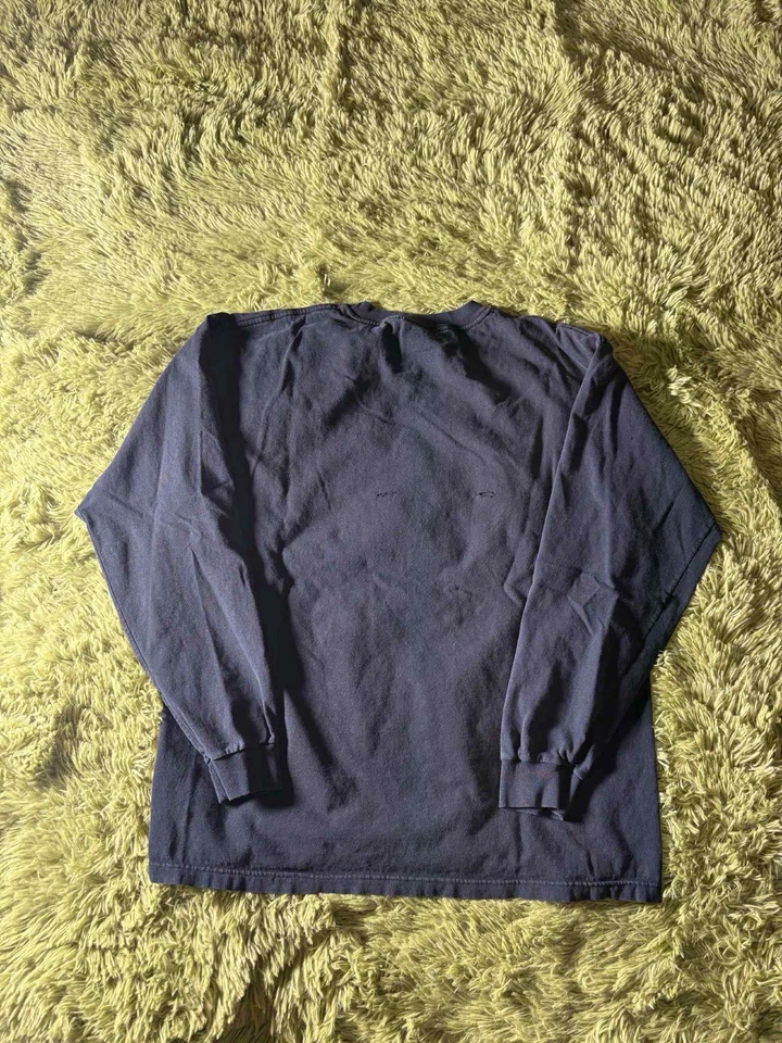 Vintage Y2K DC Shoes Skater Grunge Black Long Sleeve T Shirt Size Large!!!! - Image 2 of 4