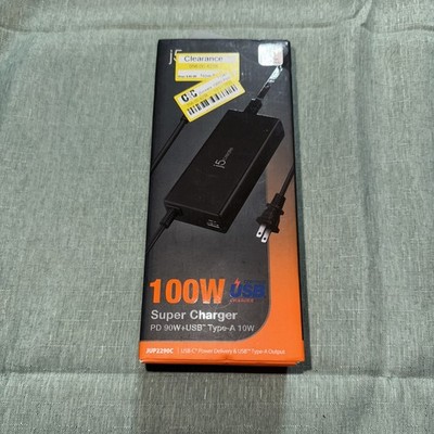 j5create 100W Super Charger PD 90W+USB Type-A 10W JUP2290C
