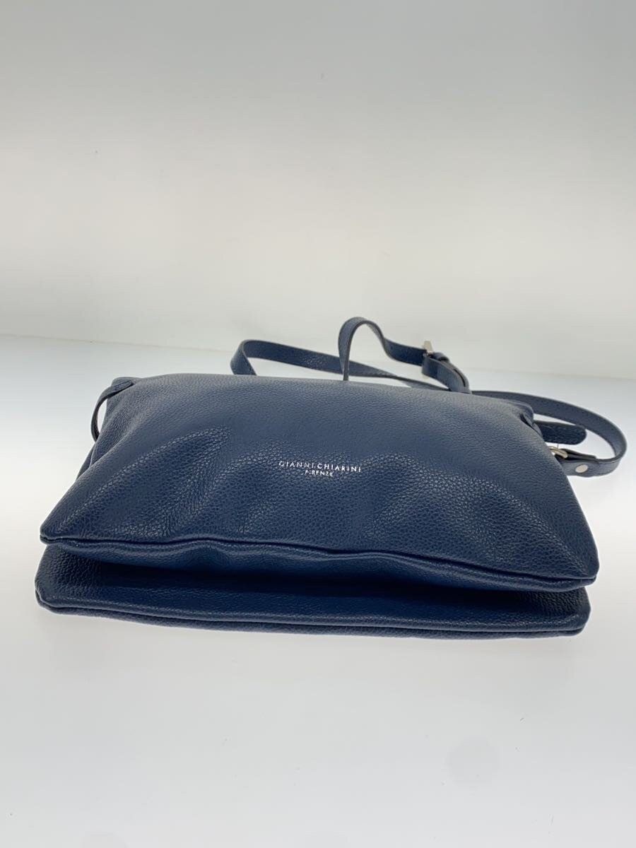 GIANNI CHIARINI Shoulder Bag in Solid NVY Leather — image 4