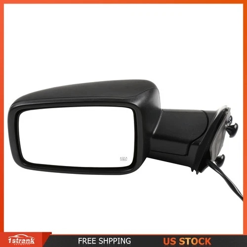 Power Mirror For 2009-15 Dodge Ram Left Side Heated Puddle Signal Light