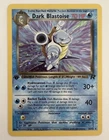 Dark Blastoise 3/82 Team Rocket Rare 2000 Stage 2 70 HP WOTC Card