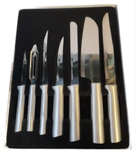 Rada Cutlery Stainless Steel Starter Knife Set 7pcs - New Open Box Made in USA