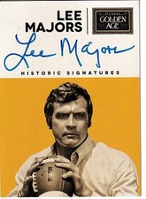 Lee Majors certified autograph signed autographed 2014 Panini Golden Age card