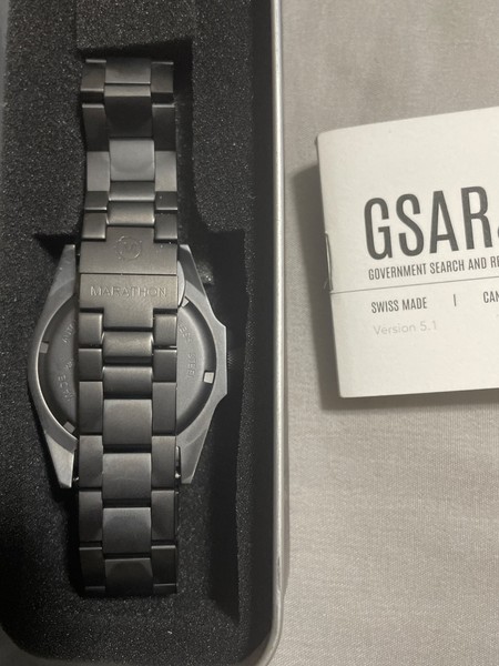 Reloj automático unisex de acero inoxidable para maratón, GSAR, 41mm 2