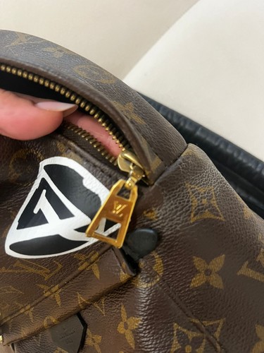 Louis Vuitton Palm Springs Backpack MM Brown Canvas Monogram - 第 13/21 張圖片