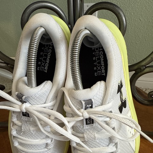 Under Armour Damenschuhe UA W Surge weiß & fluoreszierend gelb Athleisure 9 - Bild 3 von 6