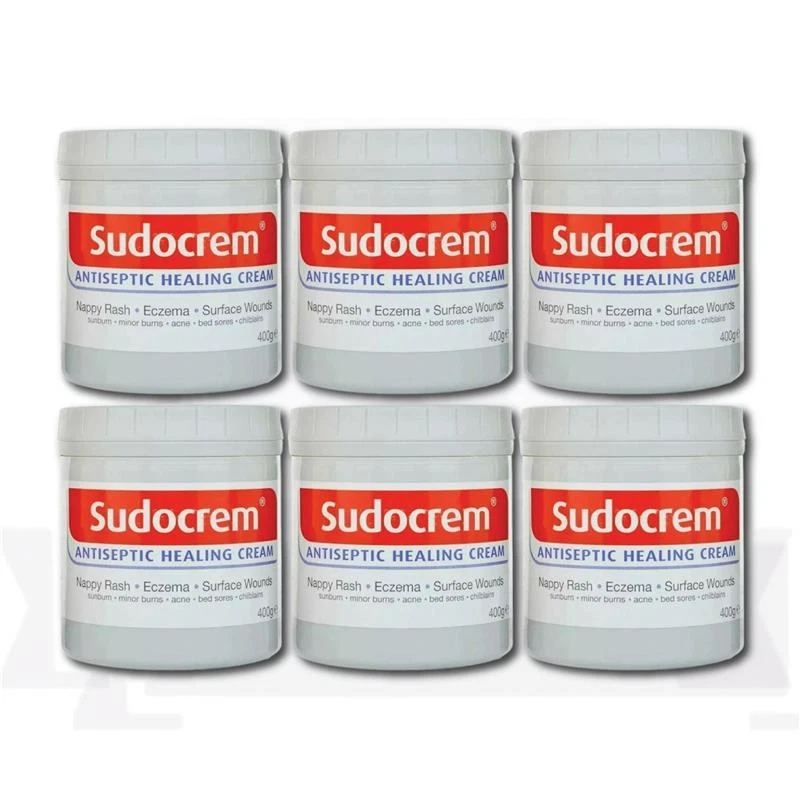 Crema curativa antiséptica Sudocrem 400 g paquete de 6 Foto 2 de 3