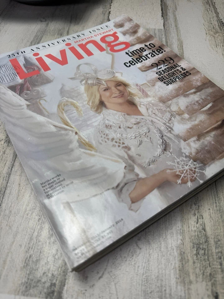 Martha Stewart Living Magazine Lot of 4 Issues 2002–2016 Holiday Anniversary - Image 2 of 4