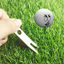 For Scotty Cameron Divot Pivot Tool Stamped Aluminum -Silver /Black Replacement