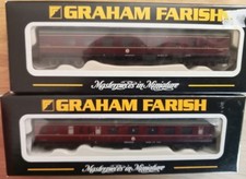 Graham Farish N Gauge MK1 Coaches BSK & BCK BR Maroon Livery Boxed
