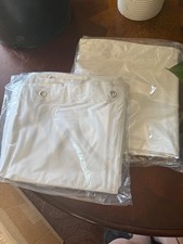 Box of 12 White Vinyl Shower Curtains, Commercial Quality, Washable, 72 x72