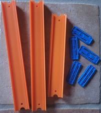 HOT WHEELS SCHIENEN ZUBEHÖR Verbindungen Ersatzteile orange