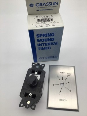 KLT5M-A - GRASSLIN - 5 MINUTE SPRING WOUND TIMER