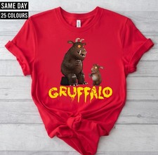 World Book Day T Shirt , Funny Gruffalo Goat Buffalo Kids Shirt