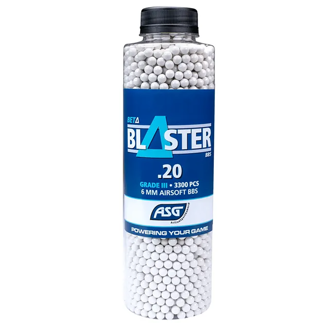 Airsoft BBs Beta Blaster 0.20g 3300 Bottle ASG