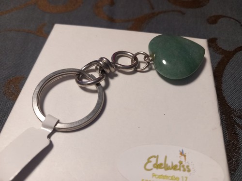 Edelstein Schlüsselanhänger Aventurin Herz
