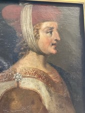 Portrait ancien huile sur toile, XVIè,représentant dignitaire florentin,vénitien