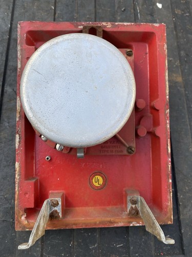 Vintage Gamewell Vitaguard Fire Alarm Pull Station Fireman’s Alarm Box - 第 3/14 張圖片