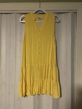 Nine West Sleeveless Yellow Mini Dress