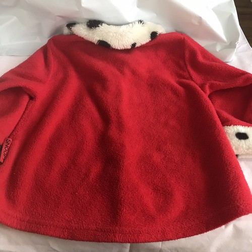 Peanuts Snoopy 2 T Red jacket winter snoopy Child Top Pokadot Vtg Shirt - Picture 9 of 11