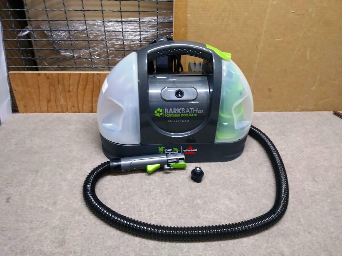 barkbath portable dog grooming system by bissell