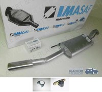 Imasaf ESD Auspuff Endtopf für VW Passat 35I 1.6 + 1.8 + 2.0 + 1.9 TDI 1988-1993