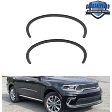 Front Driver and Passenger Side Fender Trim For 2011-2022 Dodge Durango