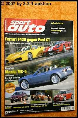 Sport Auto 12/05 Ferrari F430 Ford GT Caterham CSR 200
