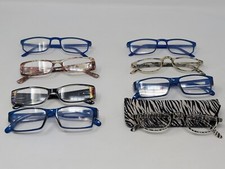 Lot of 8 2.25 Reading Glasses - Animal Prints/Colorful - Various Colors/Styles