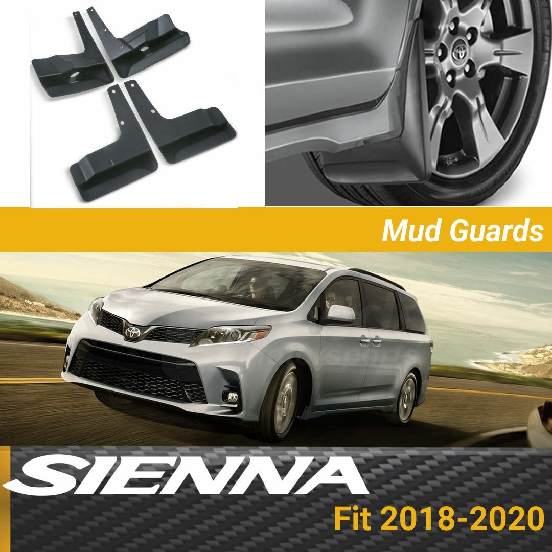 For Toyota Sienna 2018-2020 Mudguard Mud Flap Splash Guard Fender