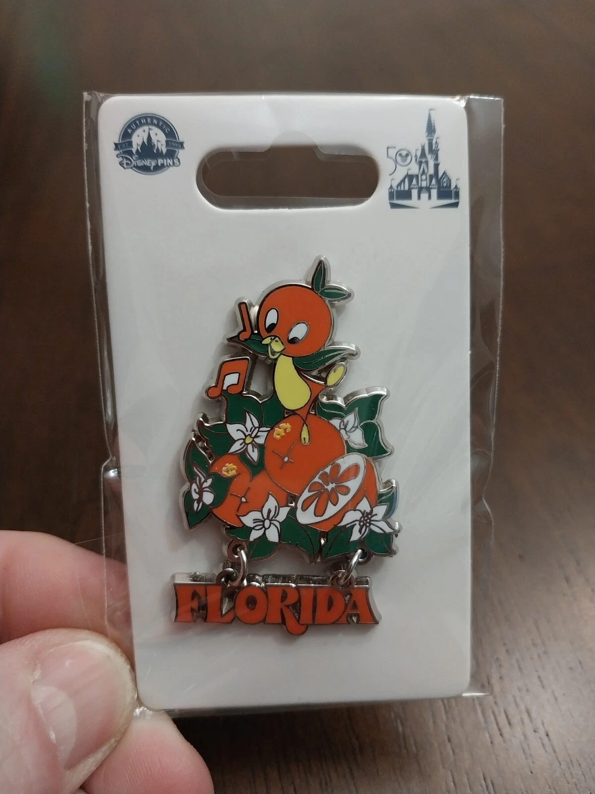Disney World 50th Vault Collection Florida Orange Bird Walt Disney World Pin