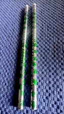 Lucky Shamrock Pencils   Holiday St.Patricks Party Favors School Green 2 Pcs