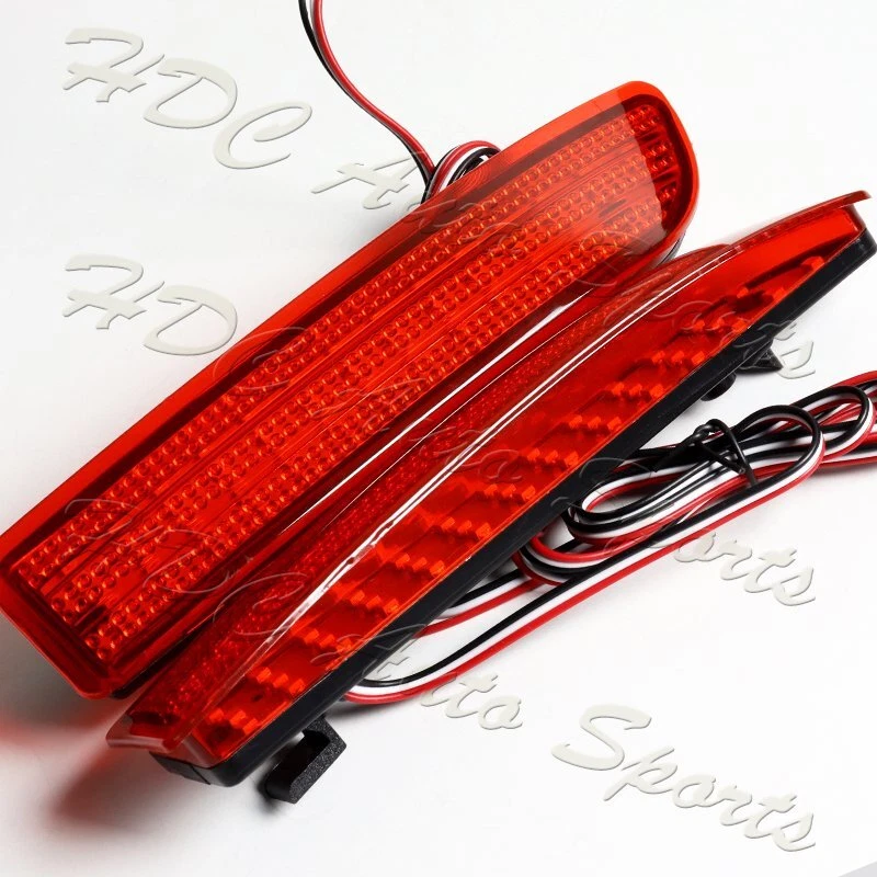 For 2006-2012 Toyota Rav4 Red Lens 39-SMD LED Rear Bumper Stop Brake Light Lamps - Image 2 of 4