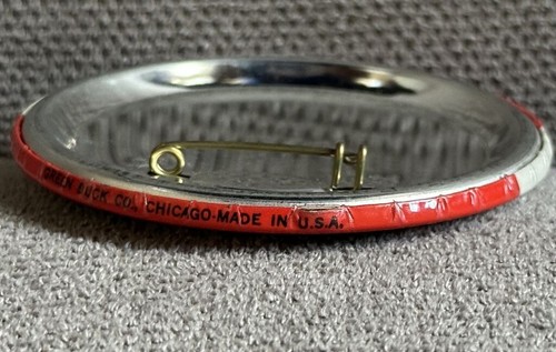 Pulsante Pinback 3 1/2" Vintage e Originale 1964 I'm A Official Beatles Fan - Bello! - Foto 4 di 6