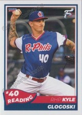 2021 Reading Fightin Phils Update Kyle Glogoski RC Rookie Philadelphia Phillies