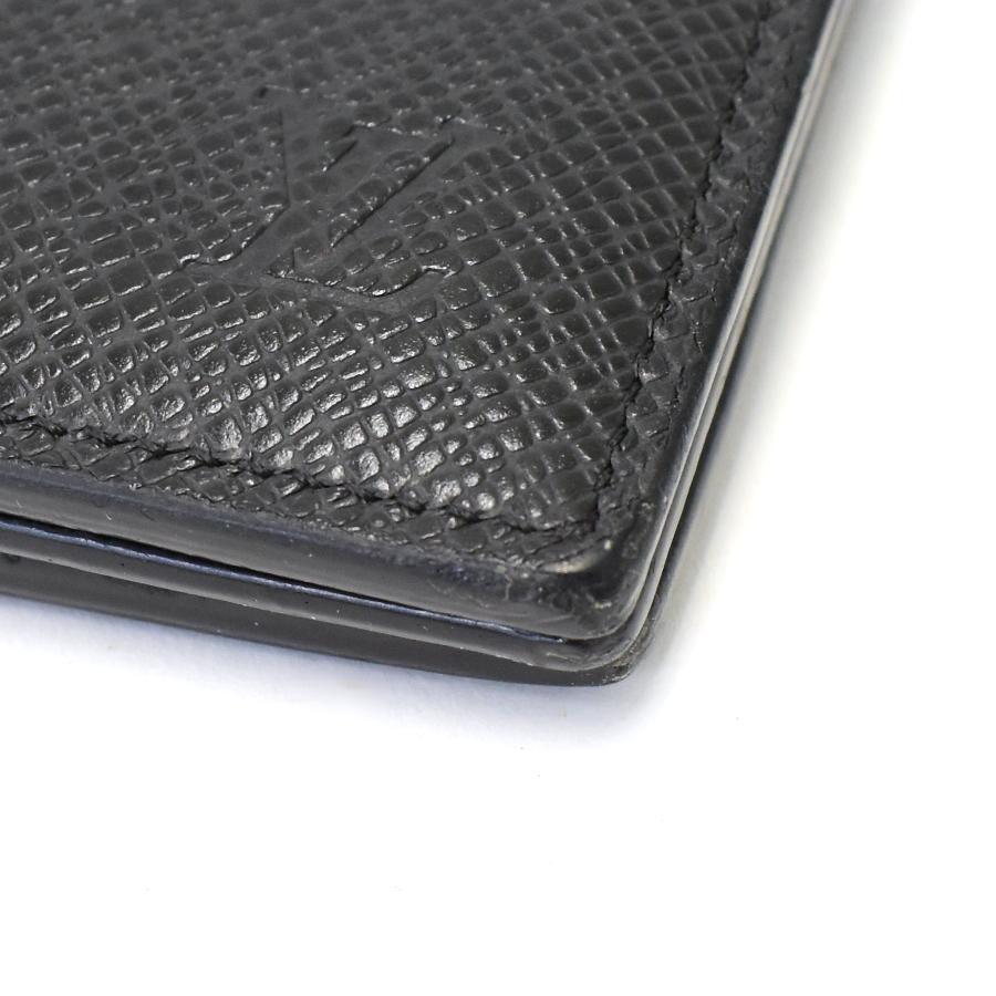 ★LOUIS VUITTON PF.AMERIGO NM TAIGA BL LOUIS VUITTON Taiga Amerigo Wallet Slate 548075 | FASHIONPHILE