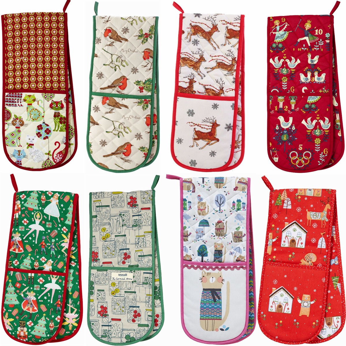 Strofinaccio Fantasia Slitta con Babbo Natale | Panini