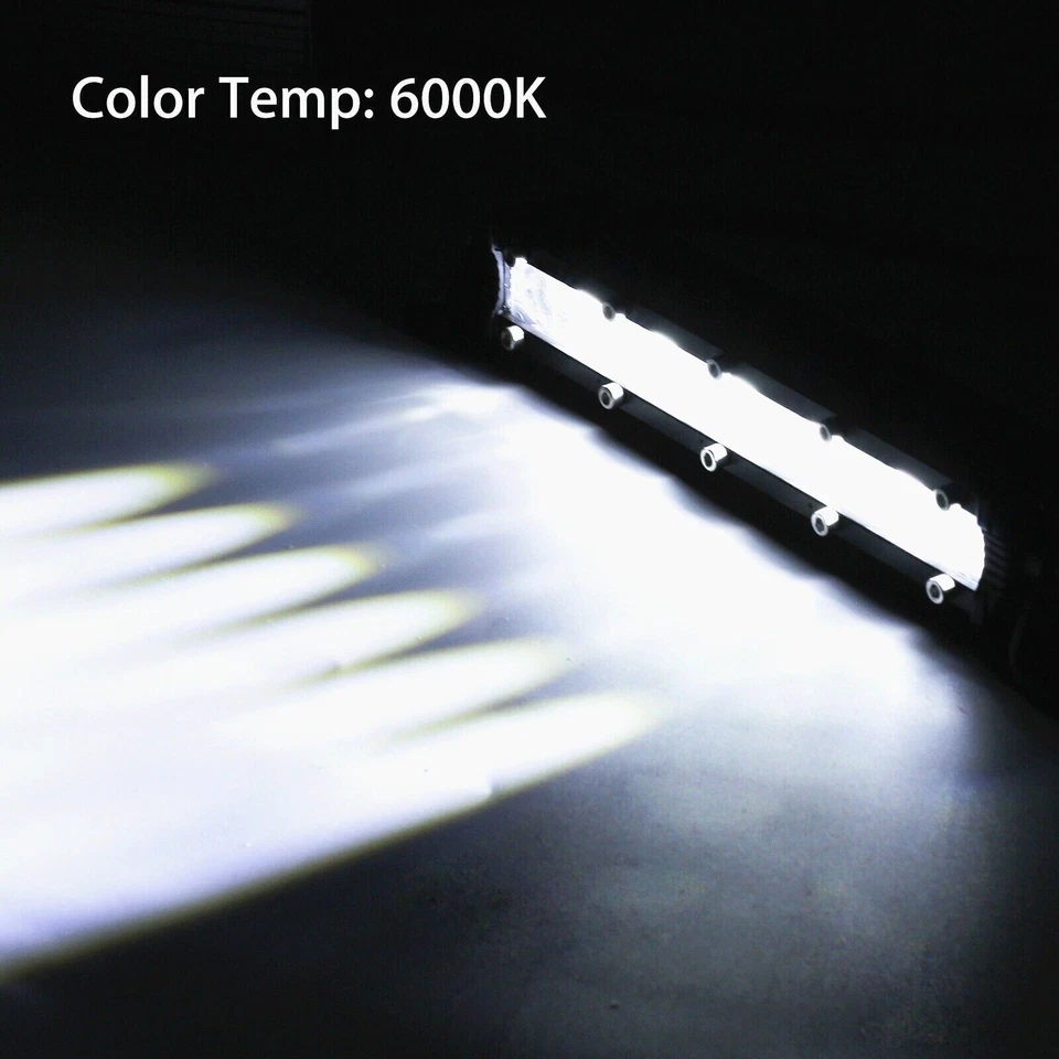 Barra de luz LED de 32" de una fila para parachoques delantero apto para GMC Canyon Chevy Colorado 2015-2022 Foto 2 de 4