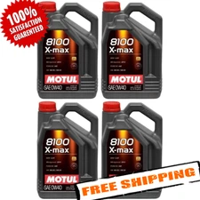 Motul 104533 8100 X-max Motor Oil 5L - Set of 4